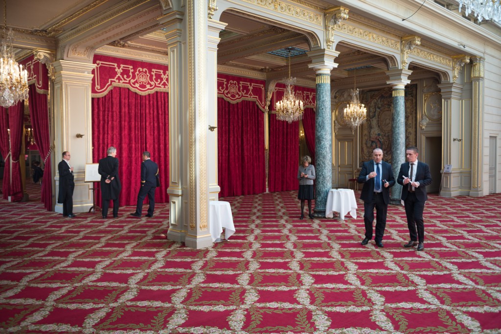 12. März 2016, Paris, Eysee Palast, Empfang des BM Sigmar Gabriel Francois Hollande