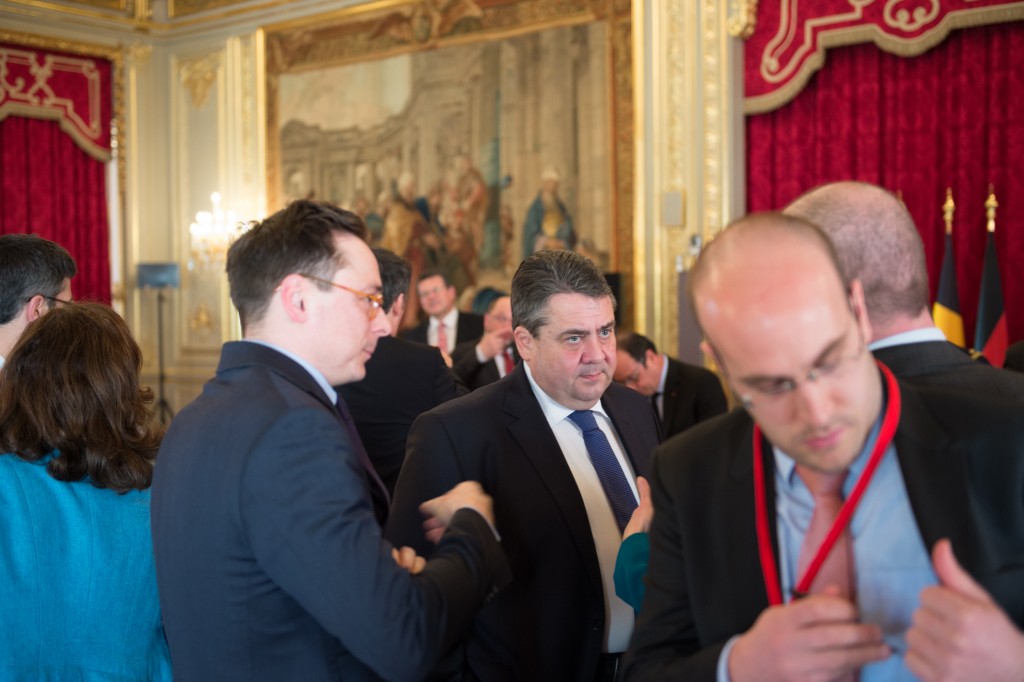 12. März 2016, Paris, Eysee Palast, Empfang des BM Sigmar Gabriel Francois Hollande