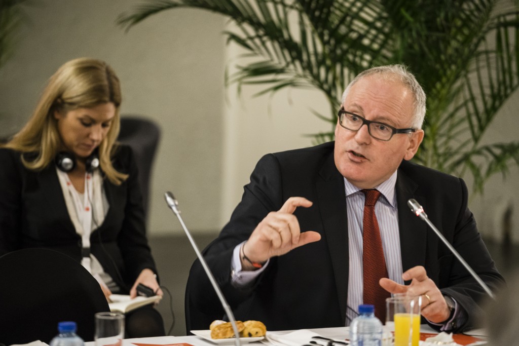 Brussels, Belgium 7 March 2016
PES pre-EUcouncil meeting. Frans Timmermans. Photo: Party of European Socialists