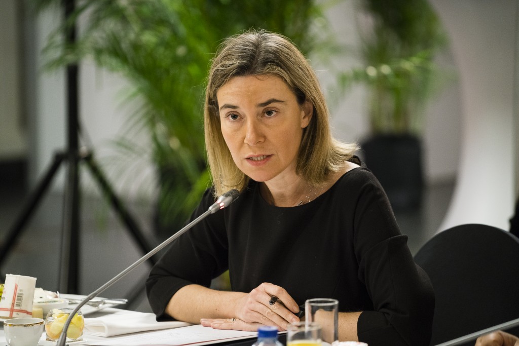 Brussels, Belgium 7 March 2016
PES pre-EUcouncil meeting. Frederica Mogherini. Photo: Party of European Socialists
