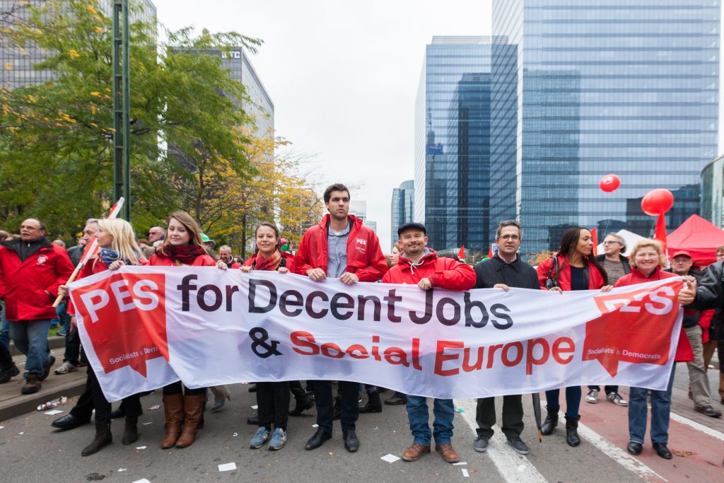 PES Demonstration for a Social Europe