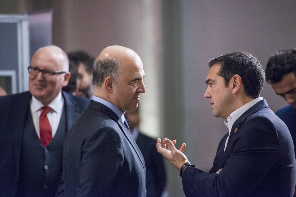 Alexis Tsipras, Pierre Moscovici