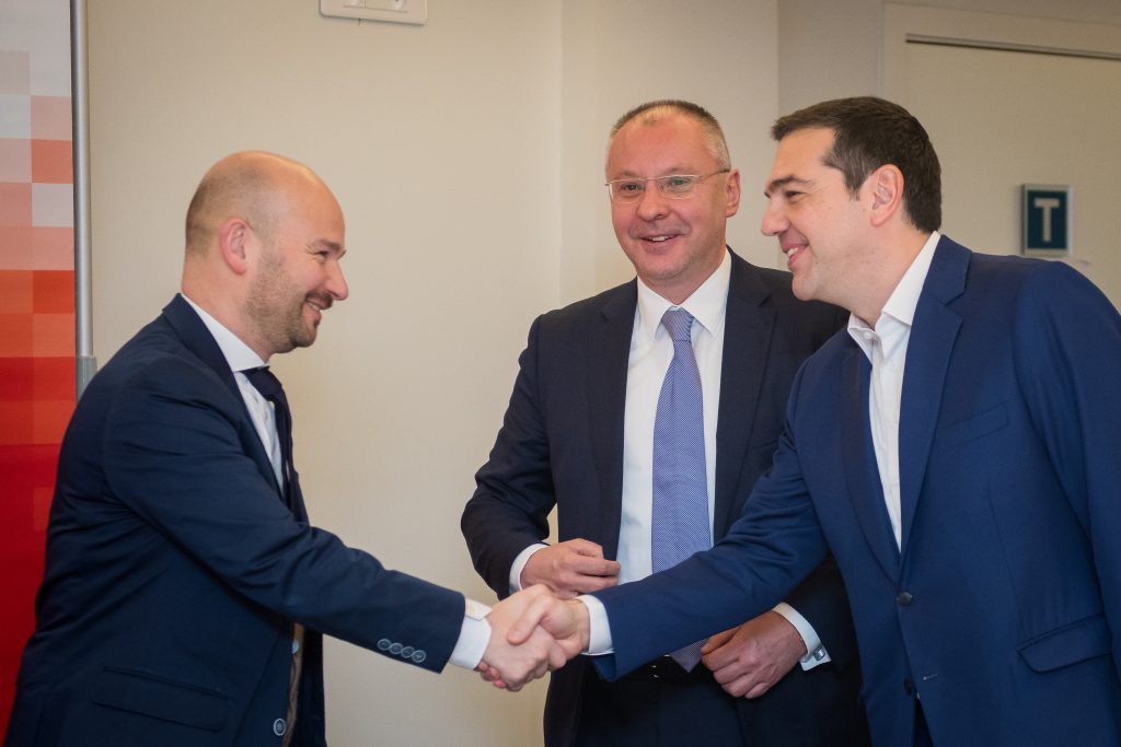 Yonnec Polet, Sergei Stanishev, Alexis Tsipras