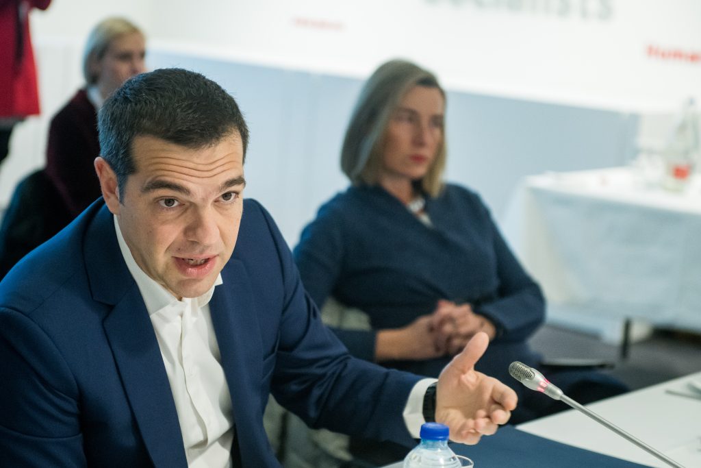 Alexis Tsipras, Federica Mogherini