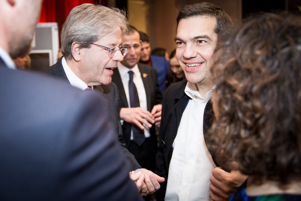 Paolo Gentiloni, Alexis Tsipras